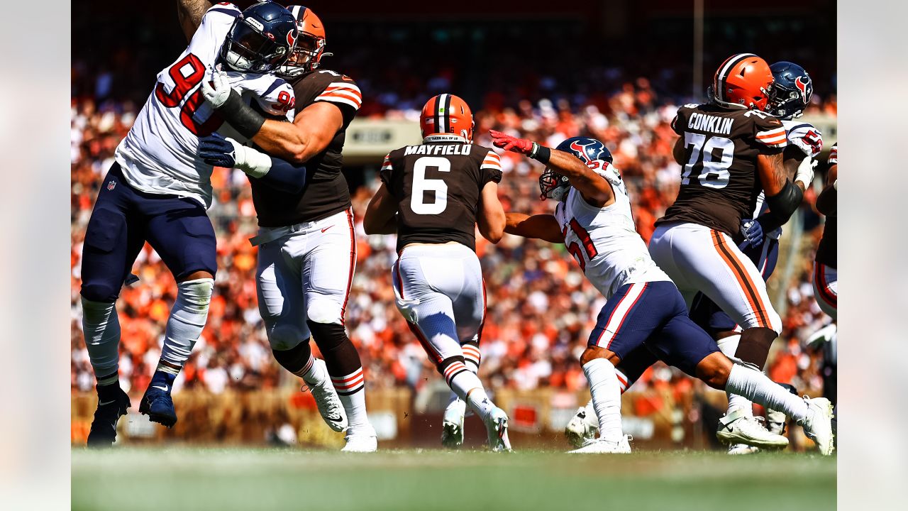 The Houston Texans are taking on the Cleveland Browns in Week 2 of