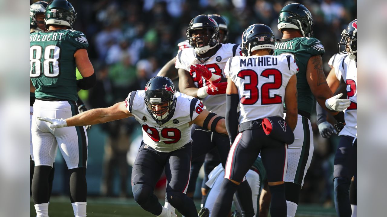 15 observations from Texans vs. Eagles