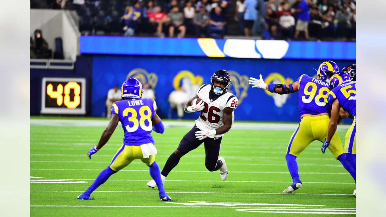 Houston Texans wide receiver Phillip Dorsett (4) during pregame warmups  before an NFL football game against the Tennessee Titans on Sunday, October  30, 2022, in Houston. (AP Photo/Matt Patterson Stock Photo - Alamy