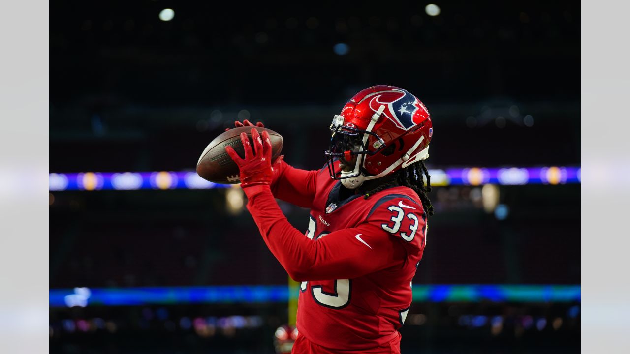 Houston Texans red helmet during pregame warmups before an NFL Football  game against the Philadelphia Eagles on Thursday, November 3, 2022, in  Houston. (AP Photo/Matt Patterson Stock Photo - Alamy