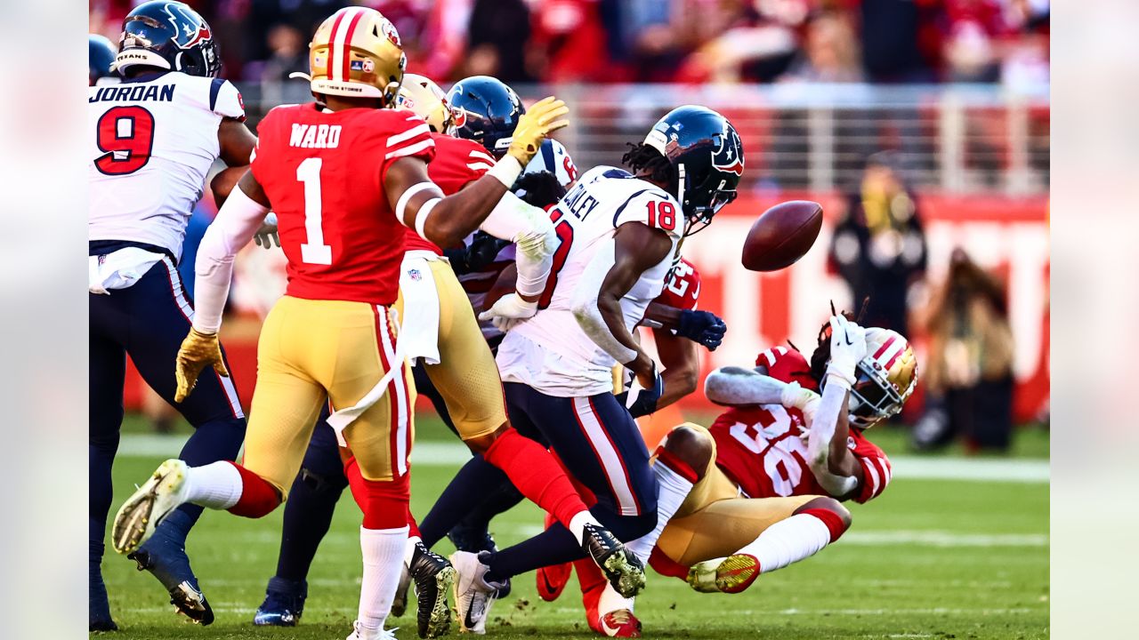 The Houston Texans are taking on the San Francisco 49ers in Week