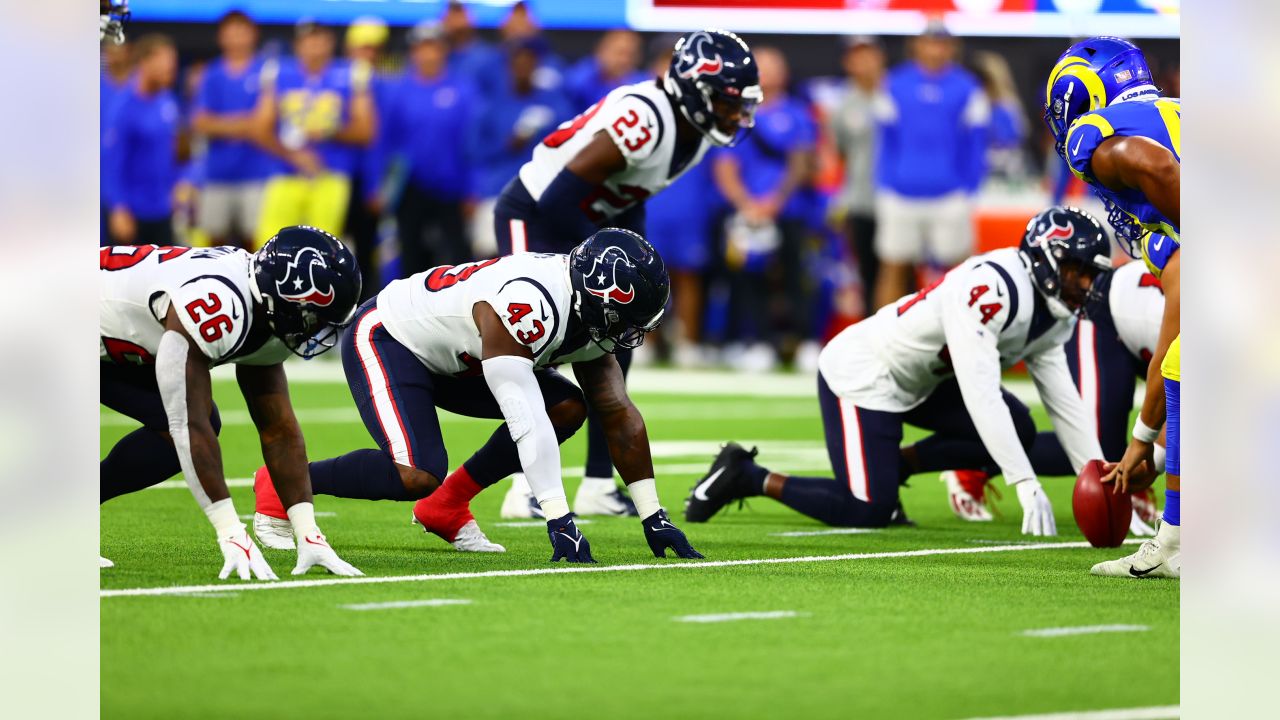 Houston Texans wide receiver Phillip Dorsett (4) carries the ball after a  reception during an NFL football game against the Cleveland Browns on  Sunday, December 4, 2022, in Houston. (AP Photo/Matt Patterson