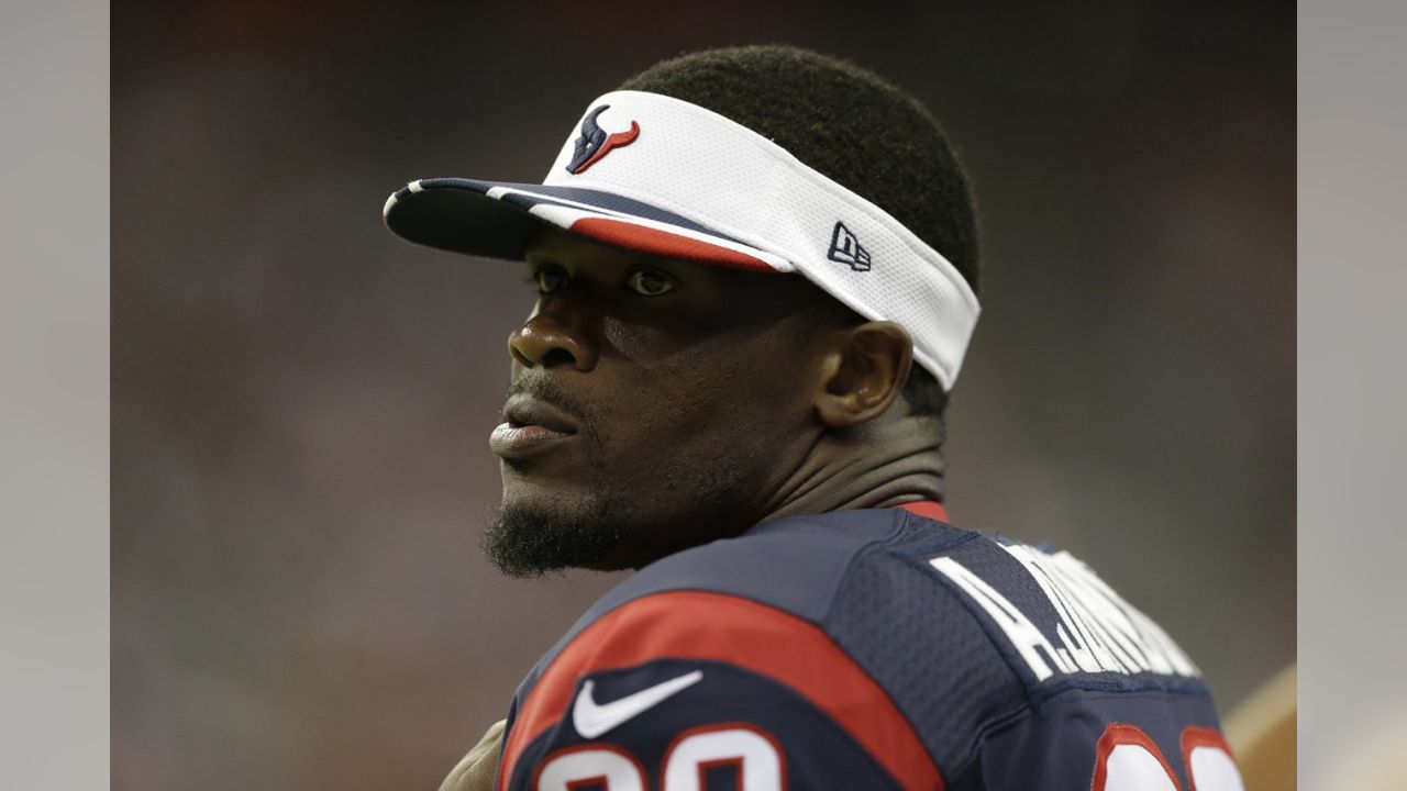 Former Houston Texans WR Andre Johnson has been named a finalist for the  Pro Football Hall of Fame for the second consecutive year.