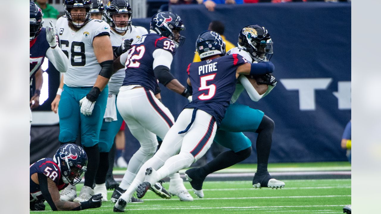 HOUSTON, TX - AUGUST 01: Houston Texans cornerback Desmond King II (25)  runs through defensive drills during the Houston Texans Training Camp  session at Houston Methodist Training Center adjacent to NRG Stadium