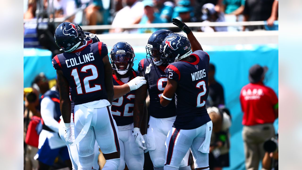 Will Anderson Jr. gets Texans' sideline hyped after FG block