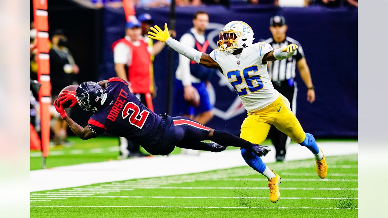 Texans' Tavierre Thomas returns pick-six vs. Chargers