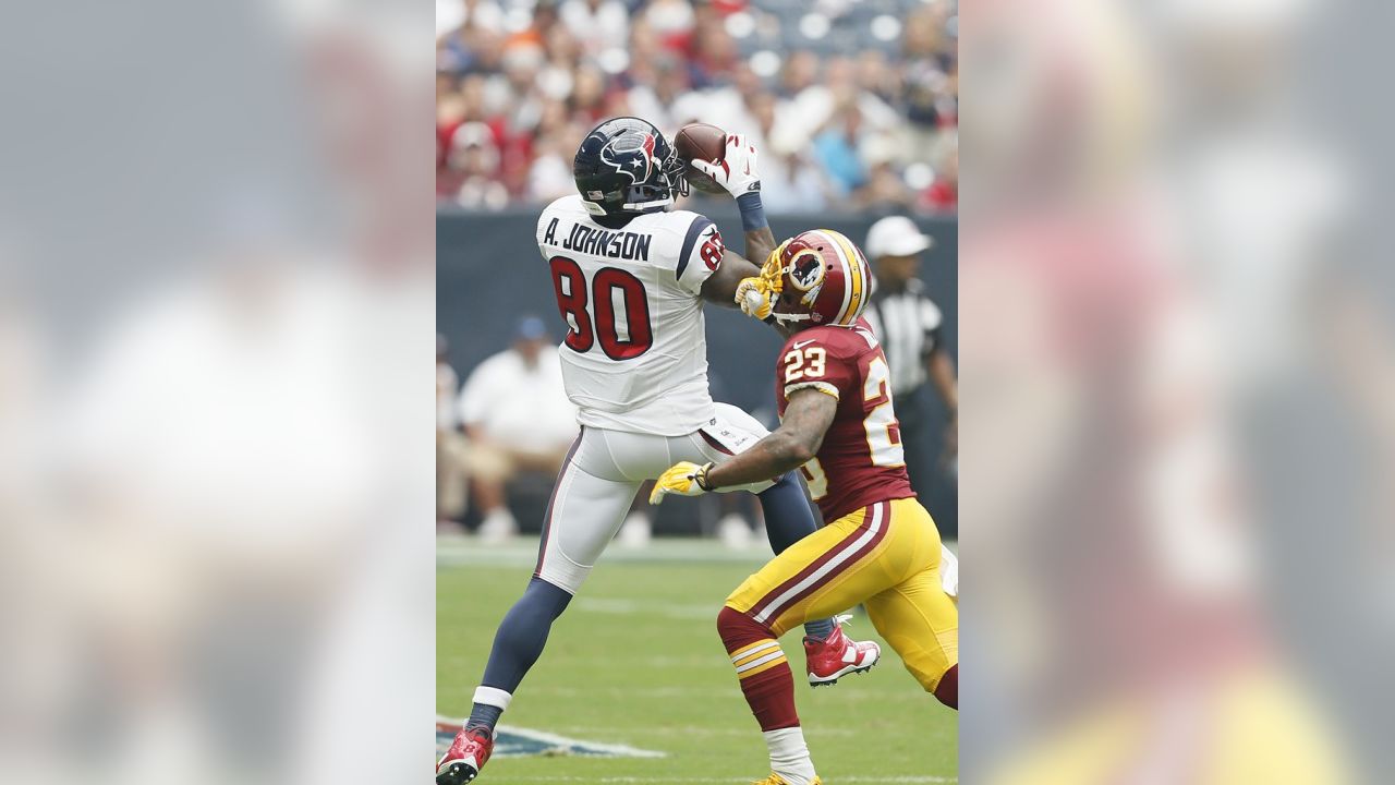 Former Houston Texans WR Andre Johnson has been named a finalist for the Pro  Football Hall of Fame for the second consecutive year.