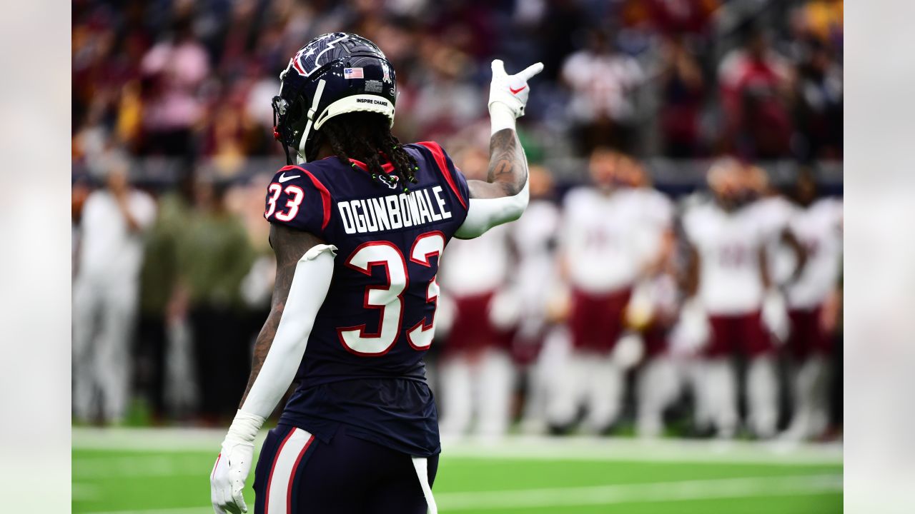 Houston, TX, USA. 12th Sep, 2021. Houston Texans outside linebacker  Christian Kirksey (58) leaves the field after an NFL football game between  the Jacksonville Jaguars and the Houston Texans at NRG Stadium