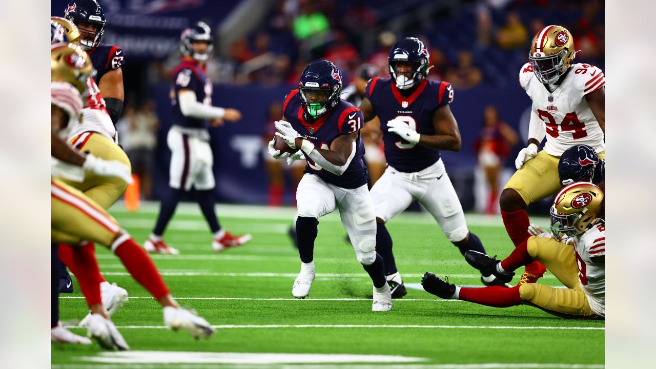 The Houston Texans are taking on the San Francisco 49ers in Game 3 of the  2022 NFL Preseason.