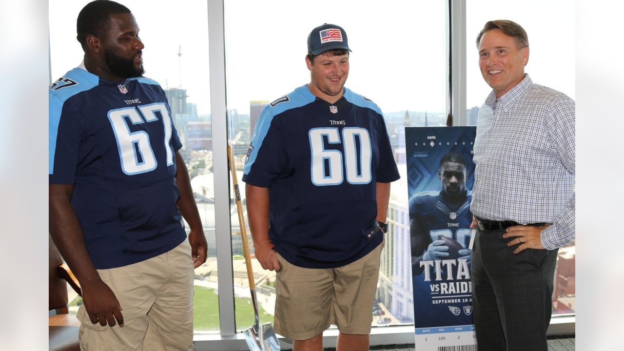 Tennessee Titans Surprise Season Ticket Members with Tickets