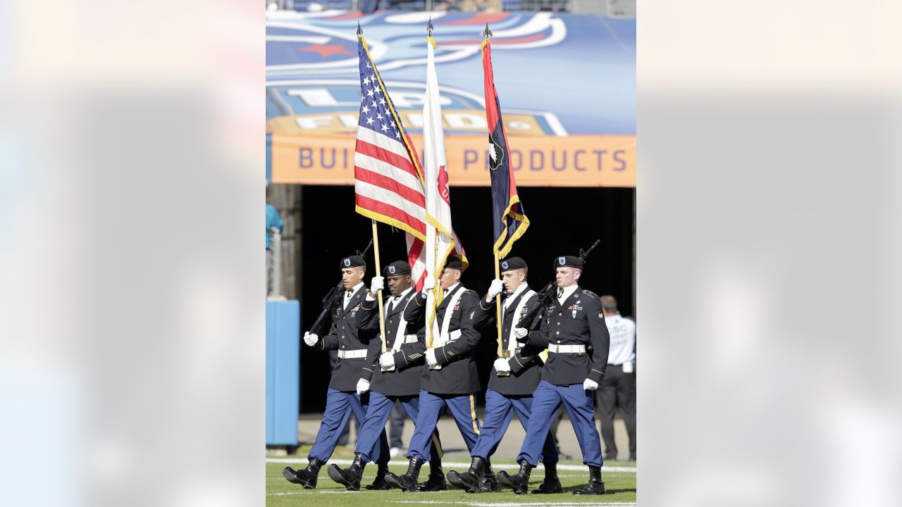 Titans to Honor Local Veterans and Armed Forces at Sunday's Game