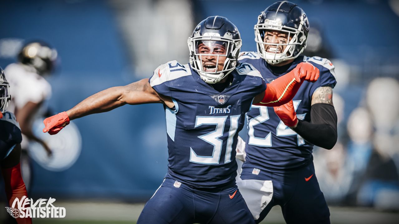 Baltimore Ravens at Tennessee Titans, Wild Card, Playoffs, AFC, Nissan  Stadium, January 10, 2020, Post-Season, Derrick Henry, Defense