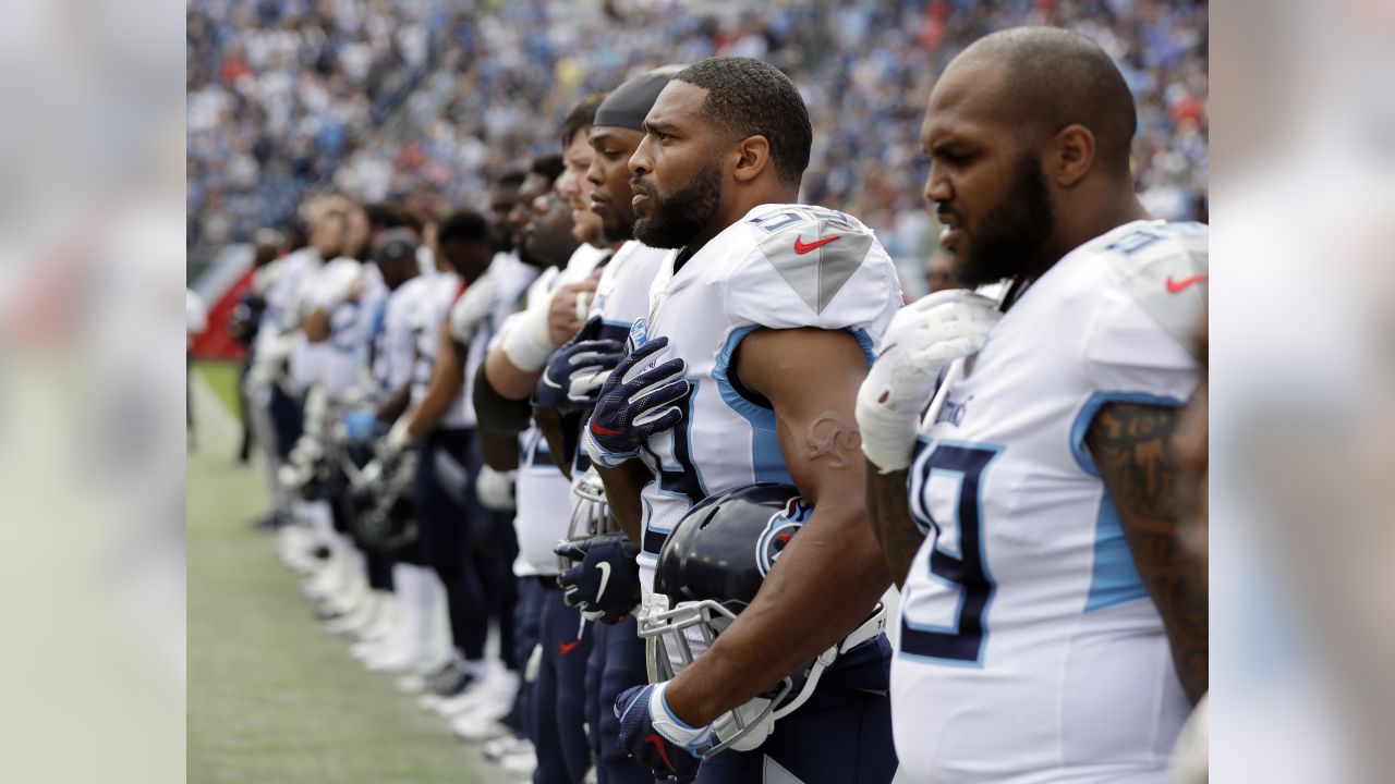 Houston Texans defensive end J.J. Watt plays against the Tennessee Titans  in the second half of an NFL football game Sunday, Sept. 16, 2018, in  Nashville, Tenn. (AP Photo/Mark Zaleski)