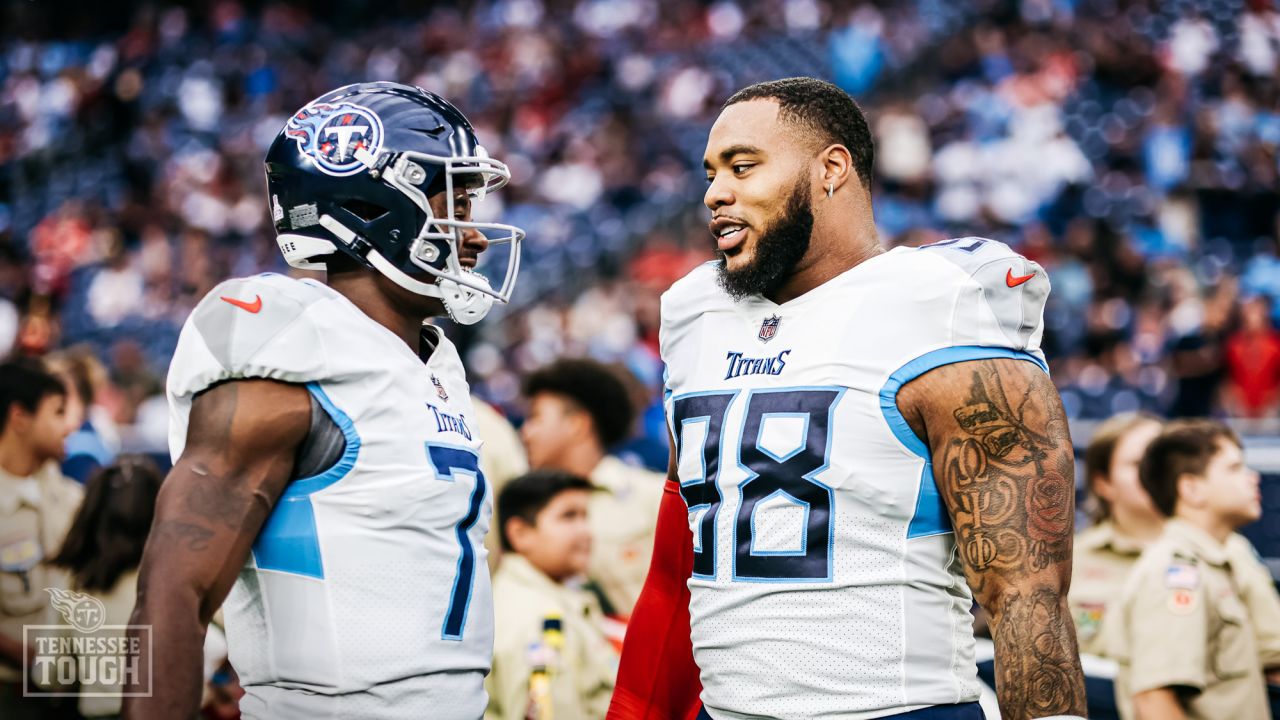 Wes on Broadway on X: DHop in the #Titans throwbacks against the Texans  gonna hit so hard  / X