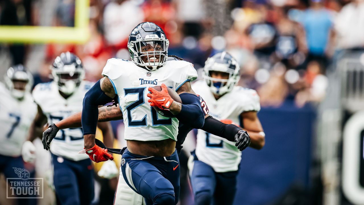 Tennessee Titans running back Eddie George during 27-24 victory over the  Houston Texans at Reliant Stadium in Houston on Sunday, Dec. 21, 2003.  Photo via Credit: Newscom/Alamy Live News Stock Photo - Alamy