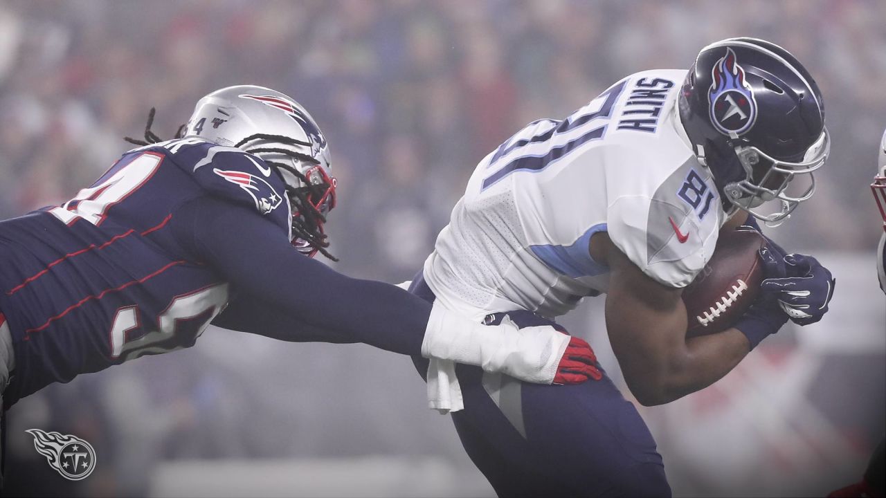 December 18, 2021: New England Patriots tight end Jonnu Smith (81) run with  the ball during NFL football game action between the New England Patriots  and the Indianapolis Colts at Lucas Oil