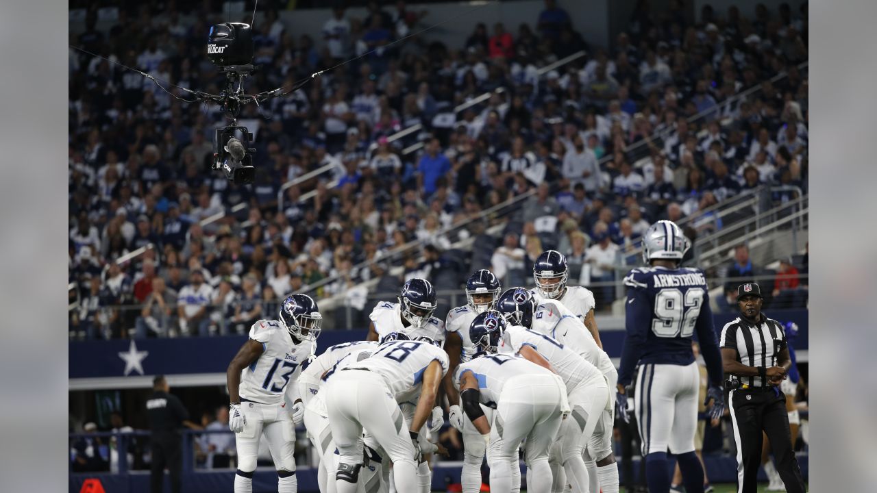 Tennessee Titans tight end Jonnu Smith (81) celebrates his touchdown with  his team during the second half of an NFL football game against the Dallas  Cowboys, Monday, Nov. 5, 2018, in Arlington