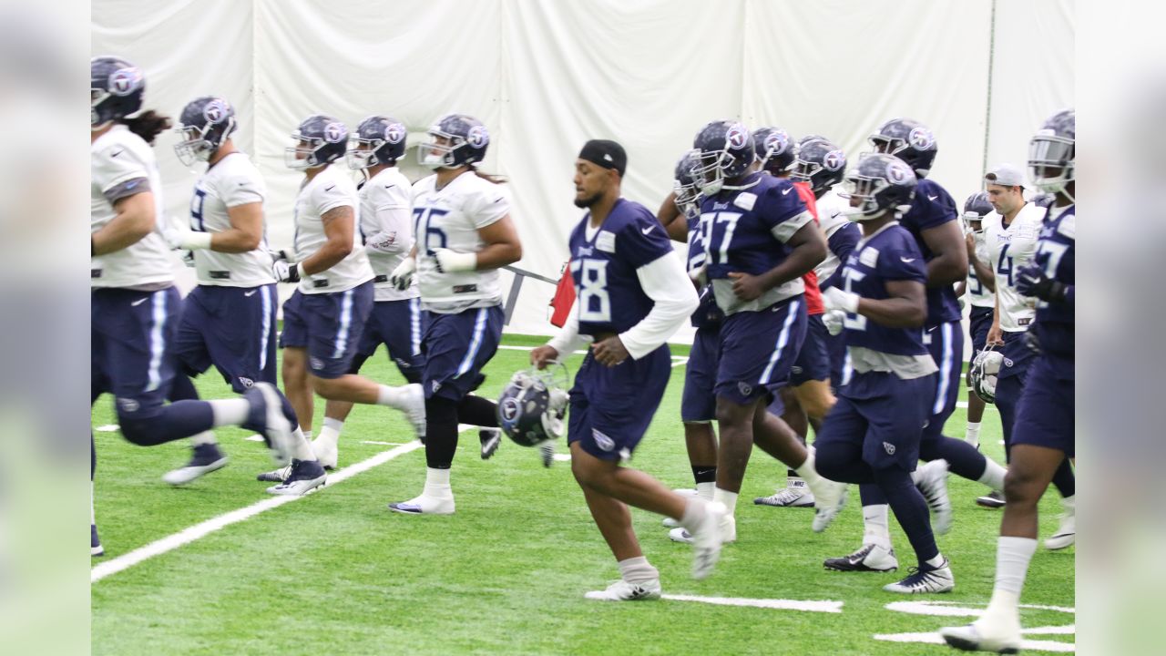 Safety Dane Cruikshank back on practice field for #Titans.