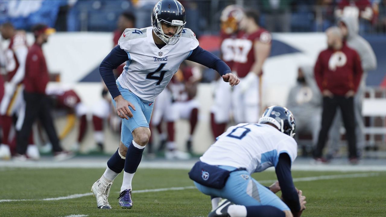 Kicker Ryan Succop passes RB Chris - Tennessee Titans