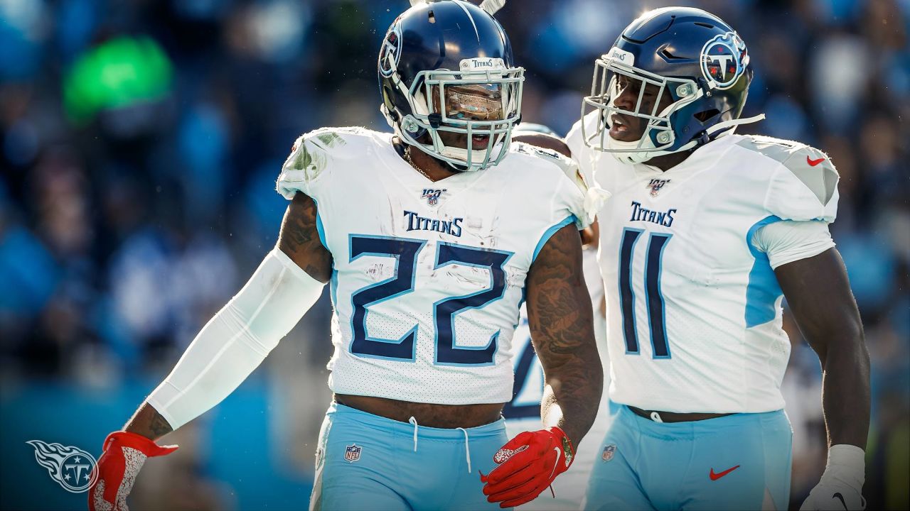 Tennessee Titans wide receiver A.J. Brown (11) runs a pass route