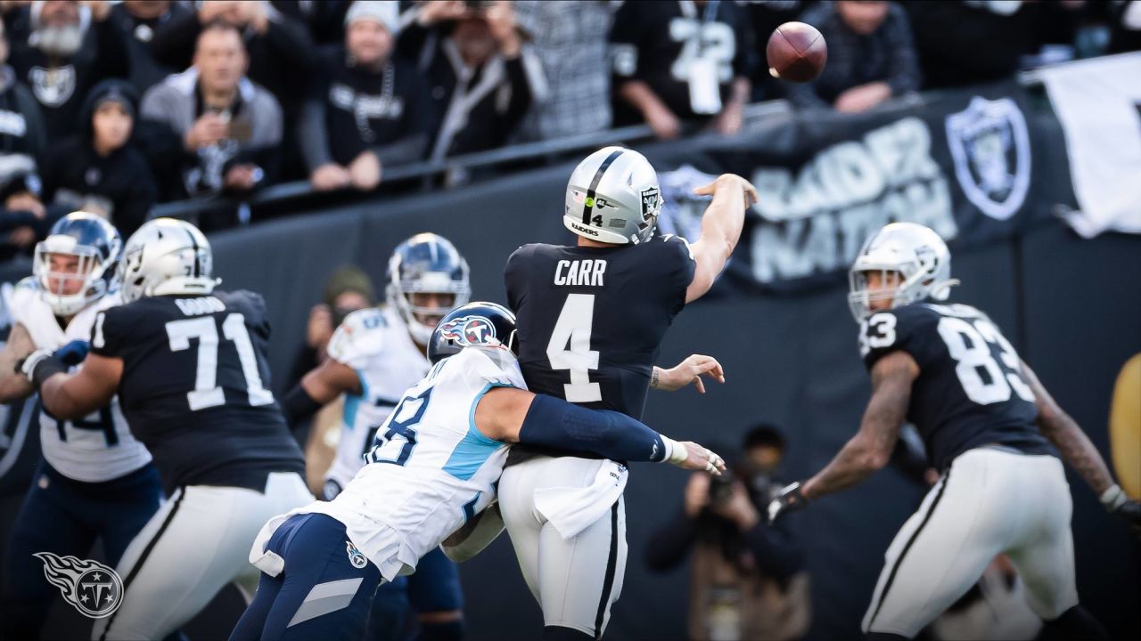 Carr, Raiders edge out Titans yet again 26-13