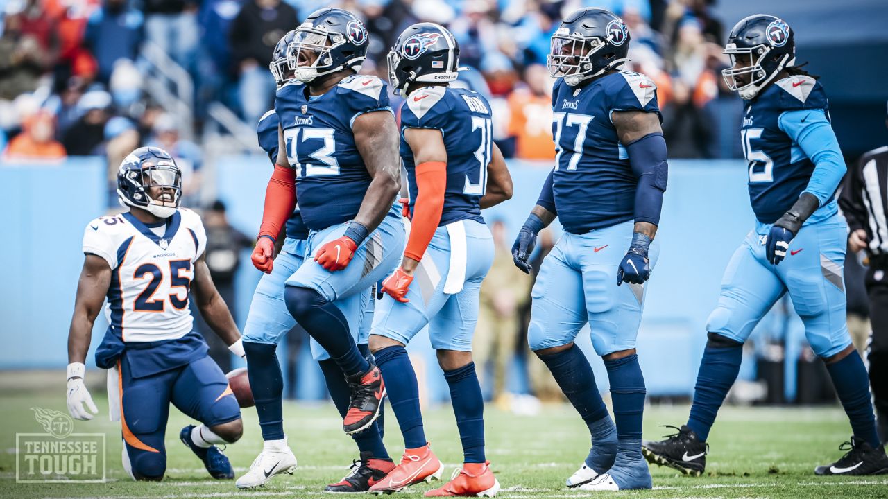 Tennessee Titans vs Denver Broncos 2022 Nissan Stadium salute to