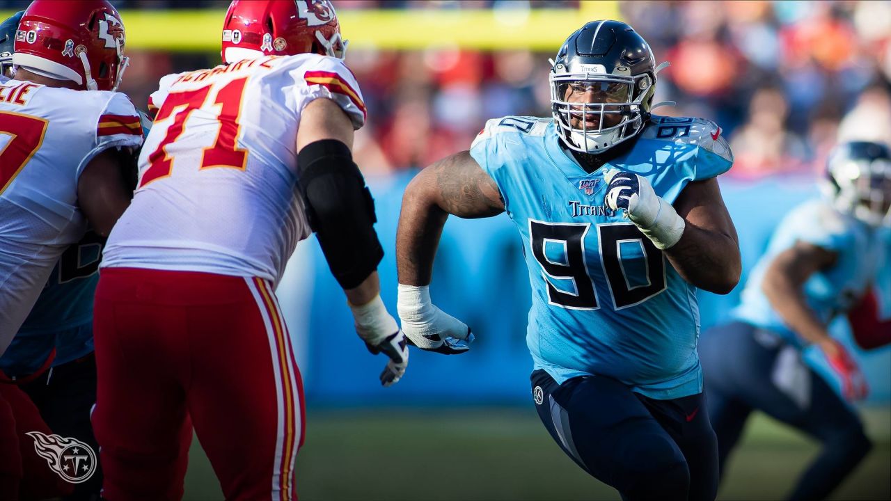 Tennessee Titans safety Joshua Kalu (28) in action during an NFL