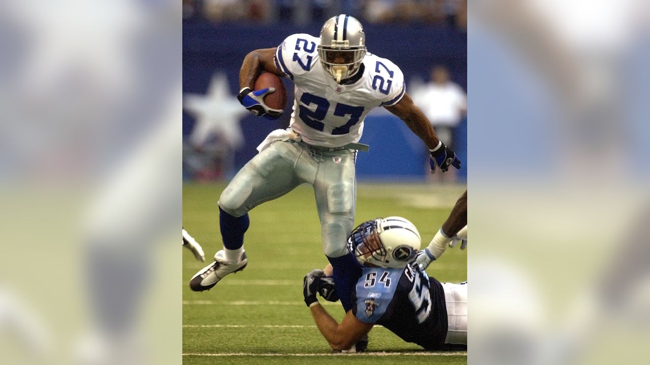 27 Sep 2004 - RB Eddie George of the Dallas Cowboys in the