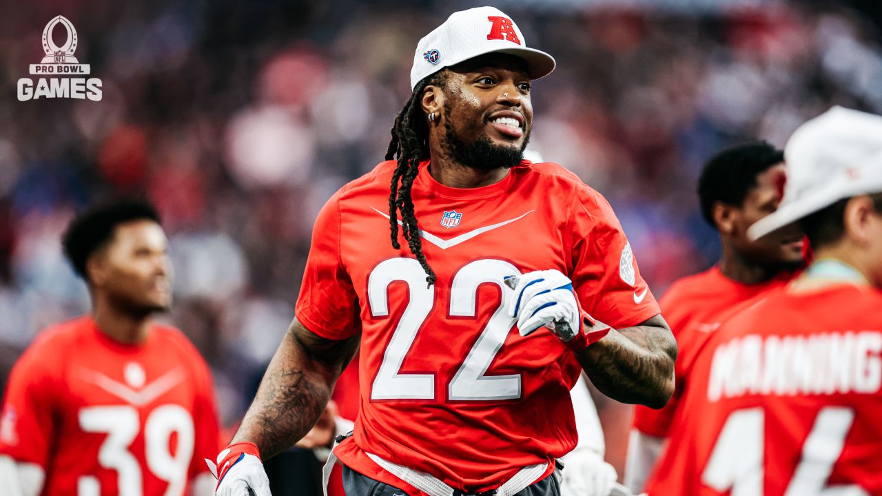 Tennessee Titans #22 Derrick Henry 2021 AFC Pro Bowl Game