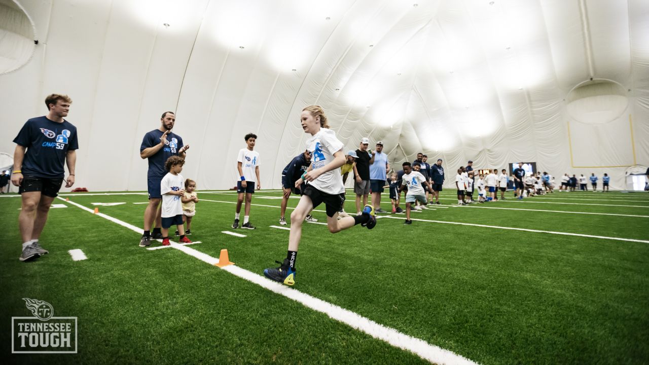 Tennessee Titans Coaches, Players Host Tennessee Athletes at 'Camp 59' the  Tim Shaw Youth Football Camp