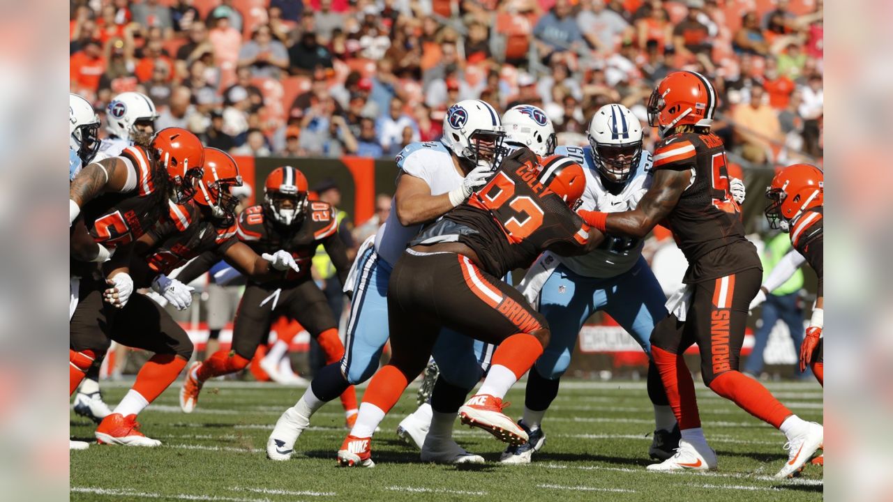 The Cleveland Browns lead the Titans 13-3 at halftime! 