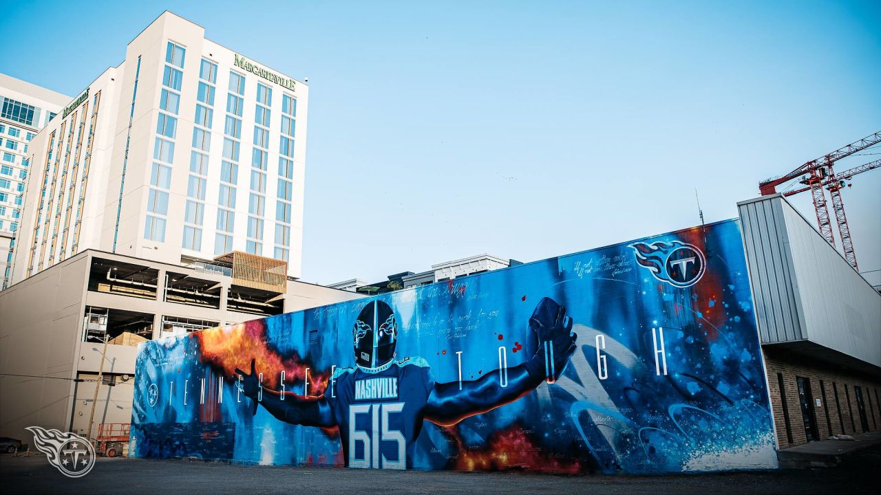 Titans Launch Augmented-Reality Mural in Downtown Nashville