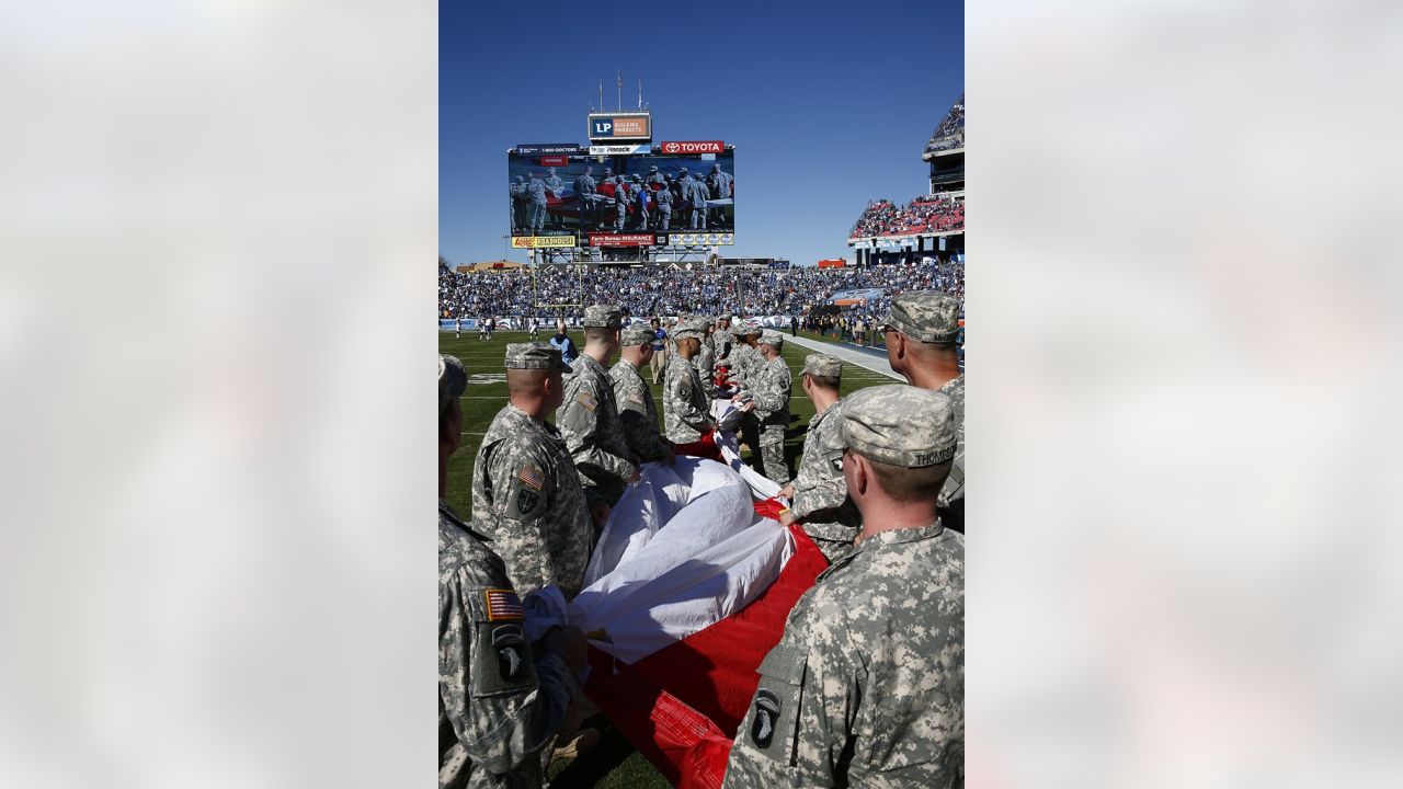 Titans to Honor Local Veterans and Armed Forces at Sunday's Game