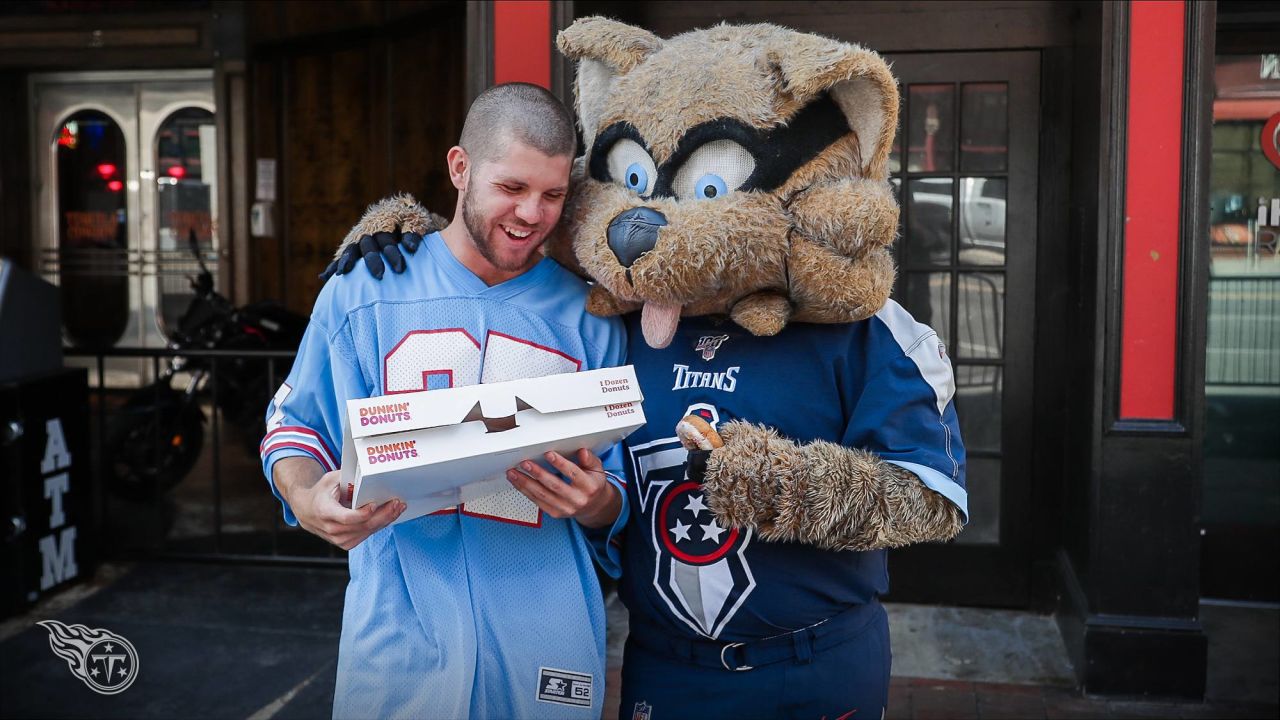 Tennessee Titans - Join Titans mascot T-Rac on his Dunkin