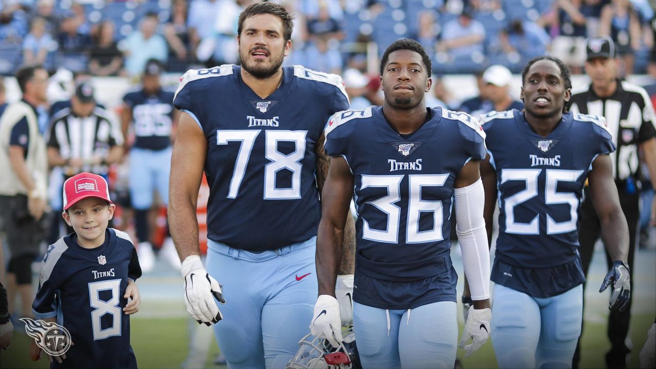 Youth Tennessee Titans #78 Jack Conklin Navy Game Jersey