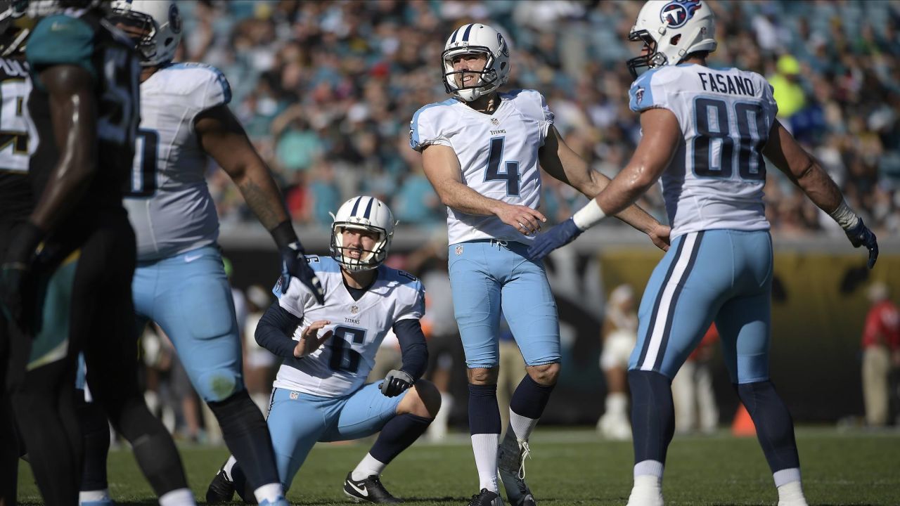 Titans' Ryan Succop to make season debut vs. Panthers