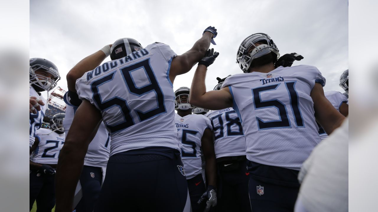 Houston Texans staff members check radio signals in helmets before an NFL football  game between the Texans and the Tennessee Titans Sunday, Oct. 18, 2020, in  Nashville, Tenn. (AP Photo/Mark Zaleski Stock