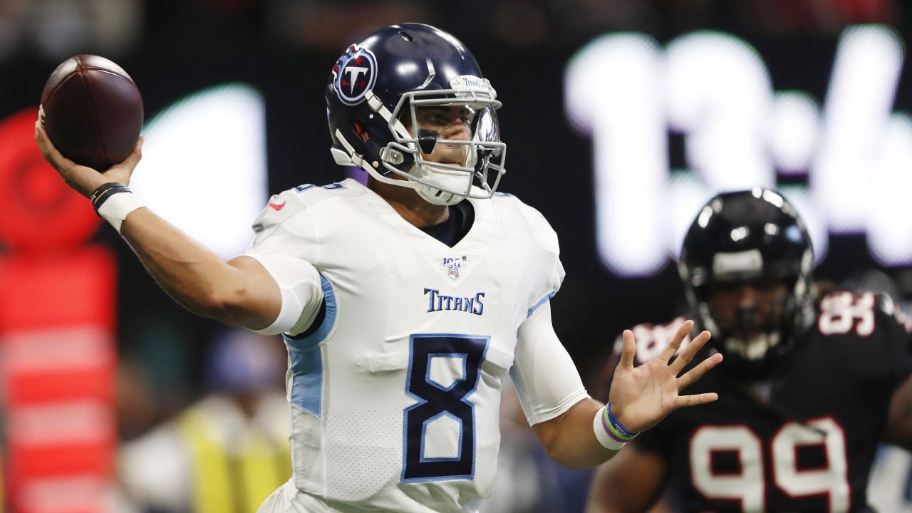 QB Marcus Mariota Shines as Titans Fly Past Falcons