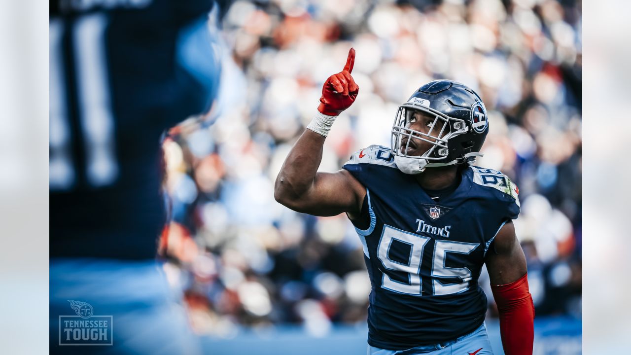 Denver Broncos wide receiver Tyrie Cleveland (16) plays against the  Tennessee Titans during the first half of an NFL football game Sunday, Nov.  13, 2022, in Nashville, Tenn. (AP Photo/Mark Zaleski Stock