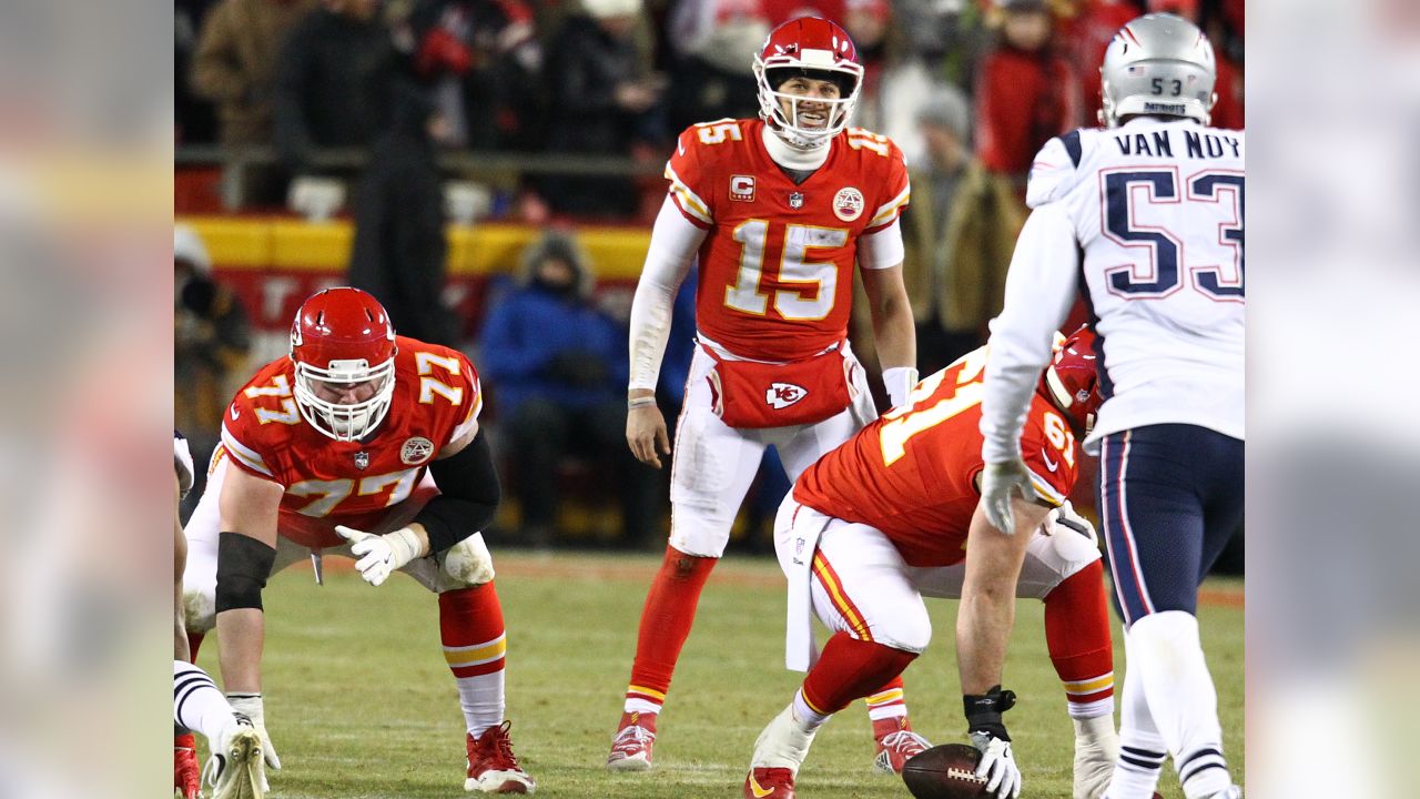 Patrick Mahomes Kansas City v New England AFC Championship Game 2019 Images