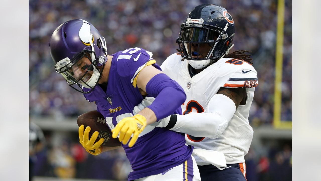 Minnesota Vikings quarterback Teddy Bridgewater is seen during the first  half of an NFL football game against the Detroit Lions, Thursday, Nov. 23,  2017, in Detroit.The Vikings won the game 30-23. (Jeff