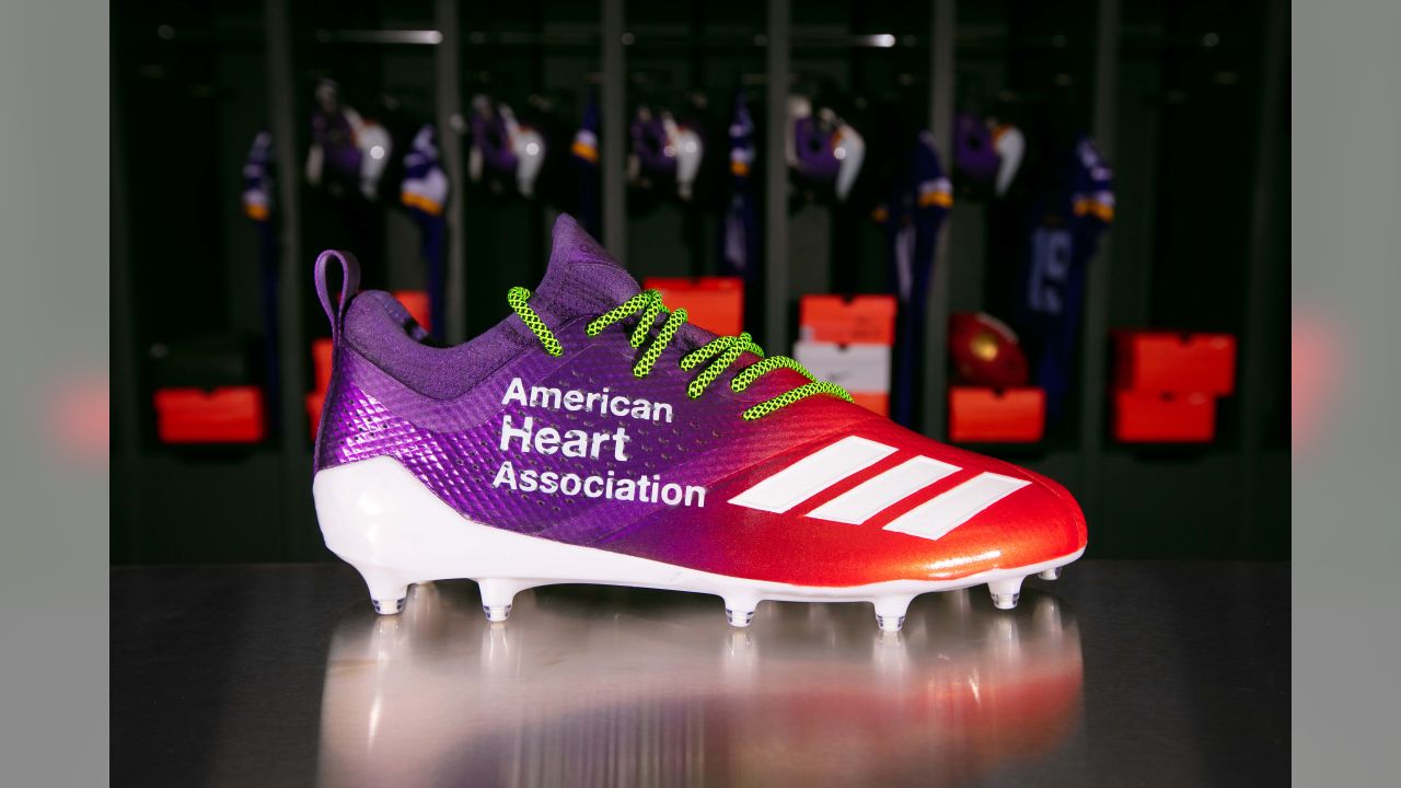 A day in these custom Vikings cleats is far from ordinary