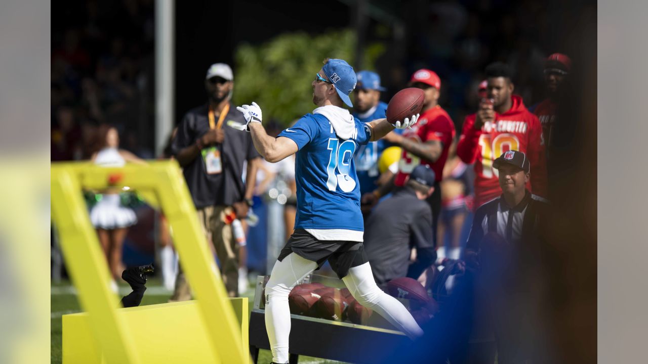 Andrew Luck, Eric Ebron team up in Pro Bowl skills wins