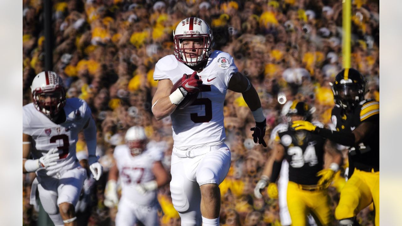 Christian McCaffrey gives Stanford edge over Iowa in Rose Bowl