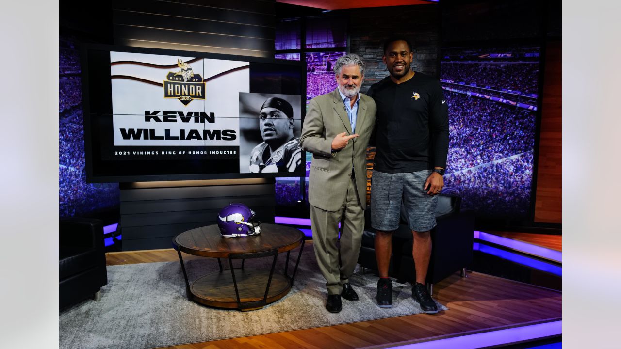 Kevin Williams stopped during Vikings Museum tour for a specific