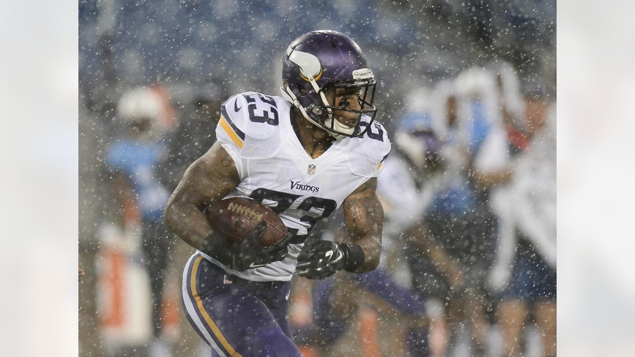 Tennessee Titans tight end Chigoziem Okonkwo (85) in action during the  first half of an NFL preseason football game against the Minnesota Vikings,  Saturday, Aug. 19, 2023 in Minneapolis. Tennessee won 24-16. (