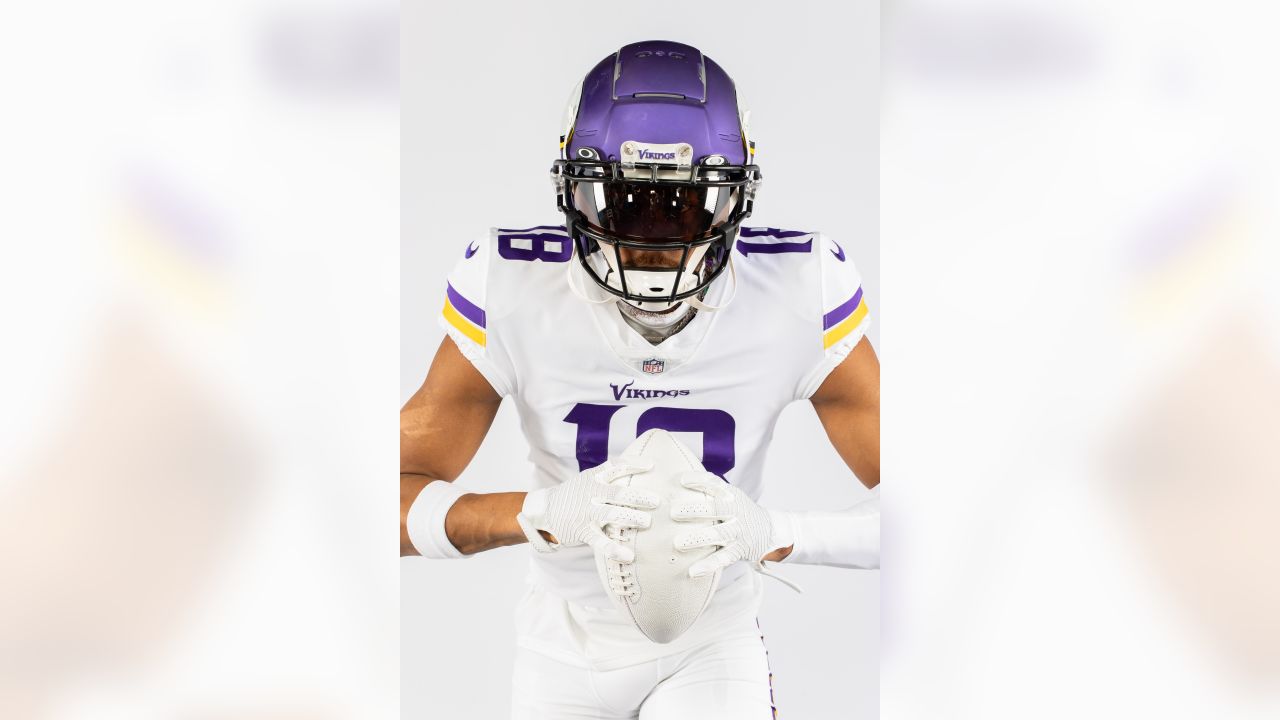 Minnesota Vikings Justin Jefferson #18 Nfl 2020 White Jersey - Bluefink