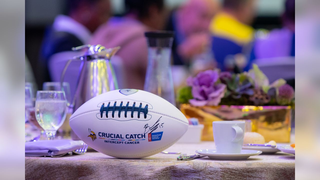 Minnesota Vikings on Fanatics - Support the fight against cancer with your  Vikings 2019 Crucial Catch sideline collection! Shop Now! -   The NFL does not profit from the sale of Crucial