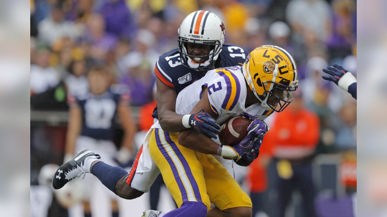 Justin Jefferson stats: LSU WR setting records in first half of CFB Playoff  semifinals vs. Oklahoma - DraftKings Network