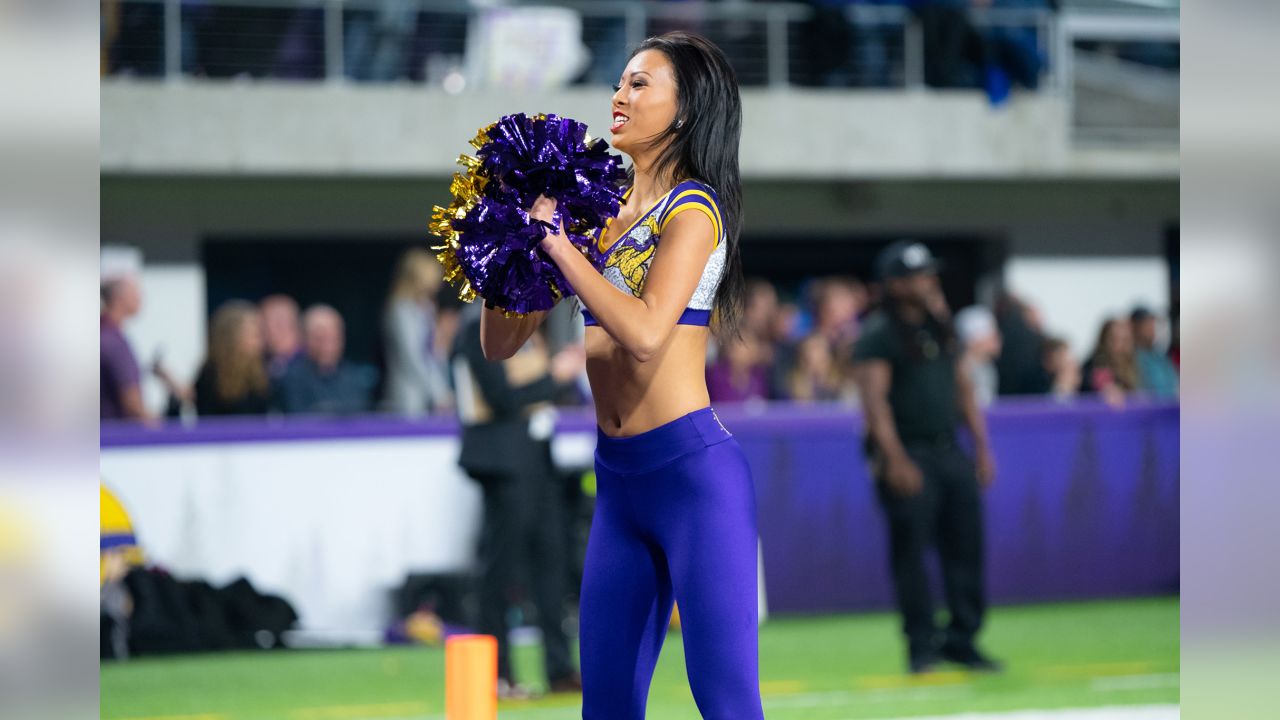 An image from the November 25, 2018 home game against the Green Bay Packers at U.S. Bank Stadium in Minneapolis, Minnesota. The Vikings won 24-17.